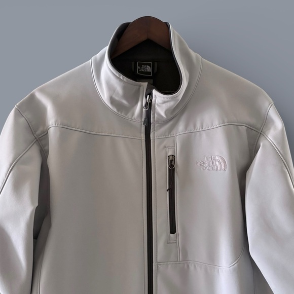 THE NORTH FACE AL5C Apex Bionic 3 Soft Shell Men’s Jacket | Silver Gray | Large - Picture 4 of 10